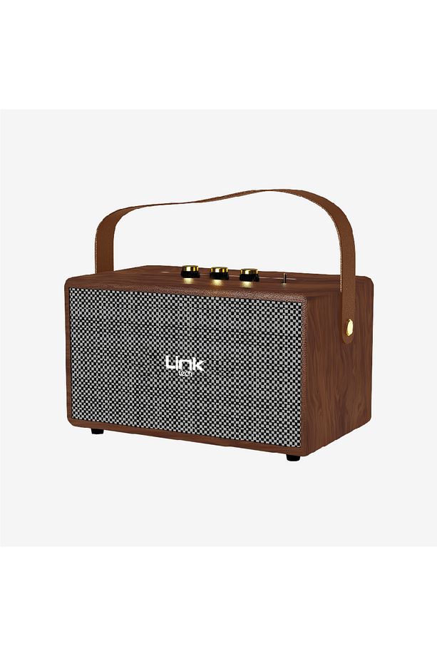 M402 Retro Taşınabilir Mikrofonlu Bluetooth Radyo Hoparlör - 1