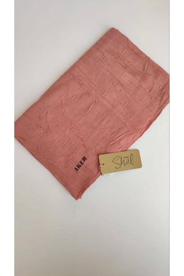 Gül Kurusu Bambu Kraş Şal - 4