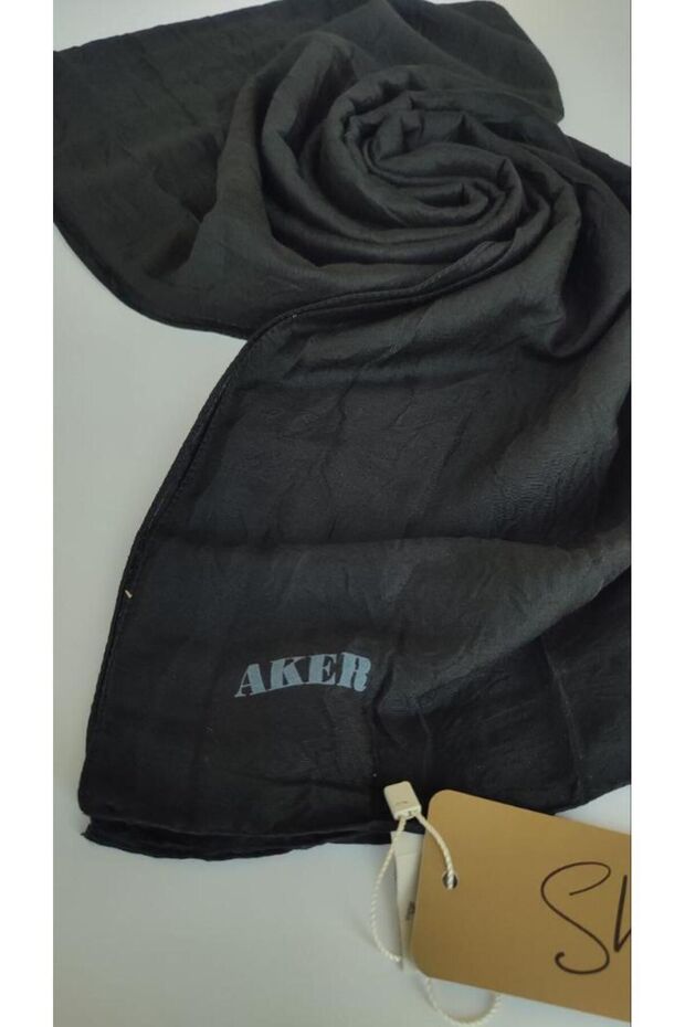 Siyah Bambu Kraş Şal - 3