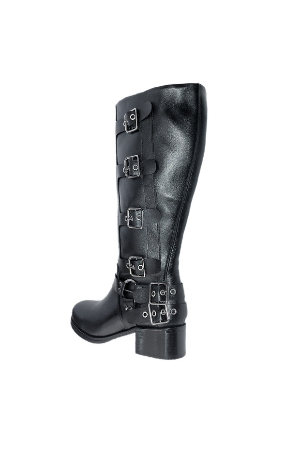 Deri Biker Çizme - 6