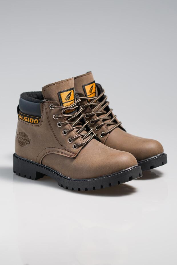 Kauçuk Taban Unisex Süet Bot - 3