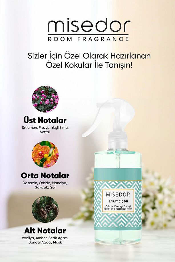 Saray Çiçeği Oda Kokusu Ve Çamaşır Parfümü 330 ml - 5