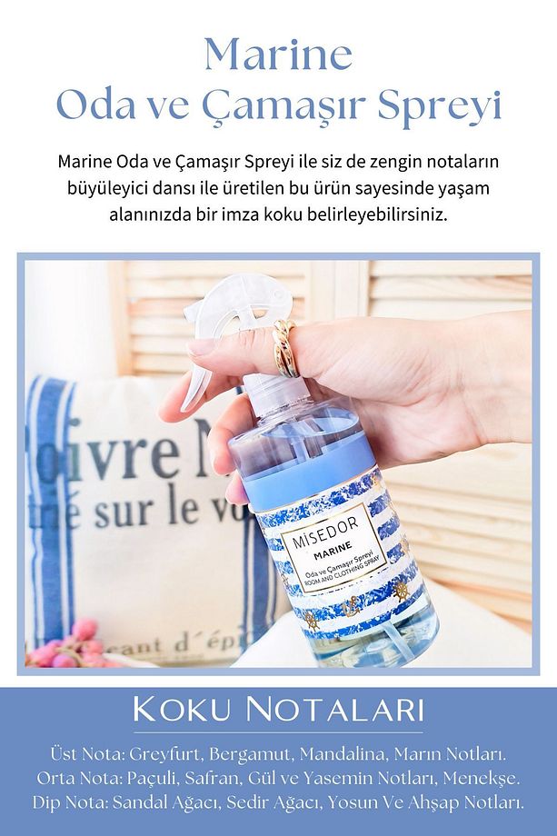 2 Li Set Beyaz Sabun Ve Marine Oda Kokusu Ve Çamaşır Spreyi 330 ml - 5