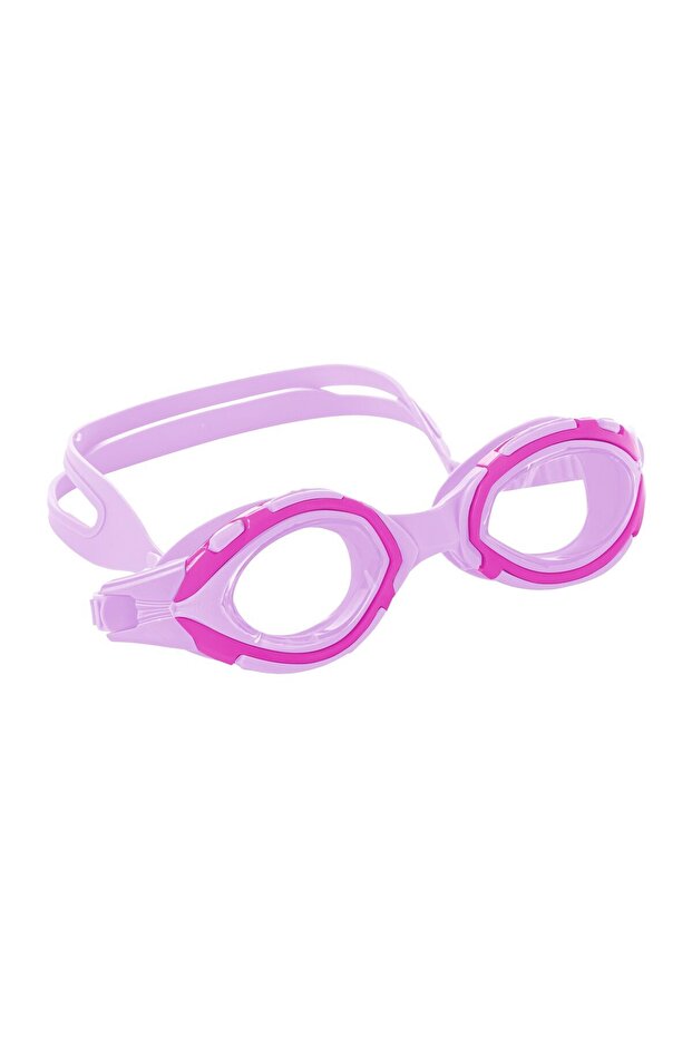 Swimming Goggle | Anti-fog & Uv Protection | Pink | Adjustable Strap | Hard Case
