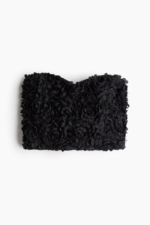 Aplikeli Kısa Bandeau Üst - 4