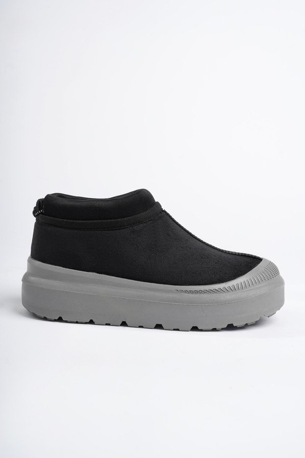 Luuq Guaranteed Women's Thick Sole Furry Daily Mini Ankle Boots