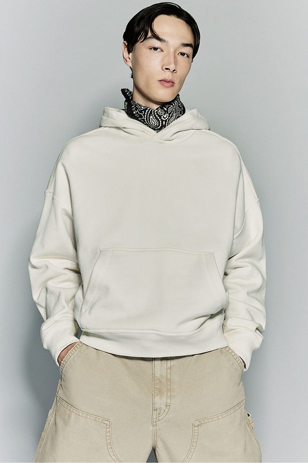 Oversized Fit Kapüşonlu Üst - 2