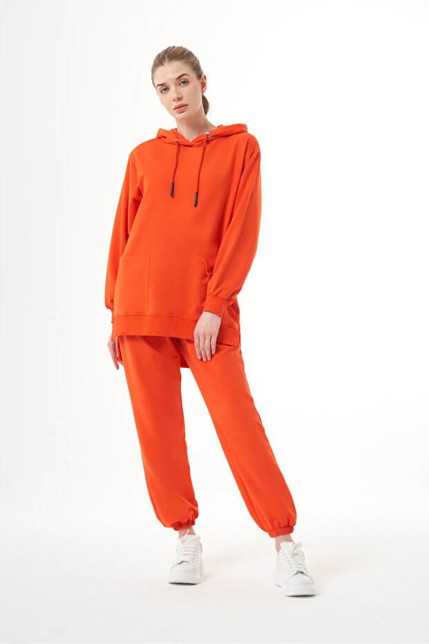 Torba Cepli Nar Çiçeği Sweatshirt - 3