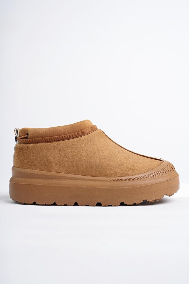 Luuq Guaranteed Women's Thick Sole Furry Daily Mini Ankle Boots