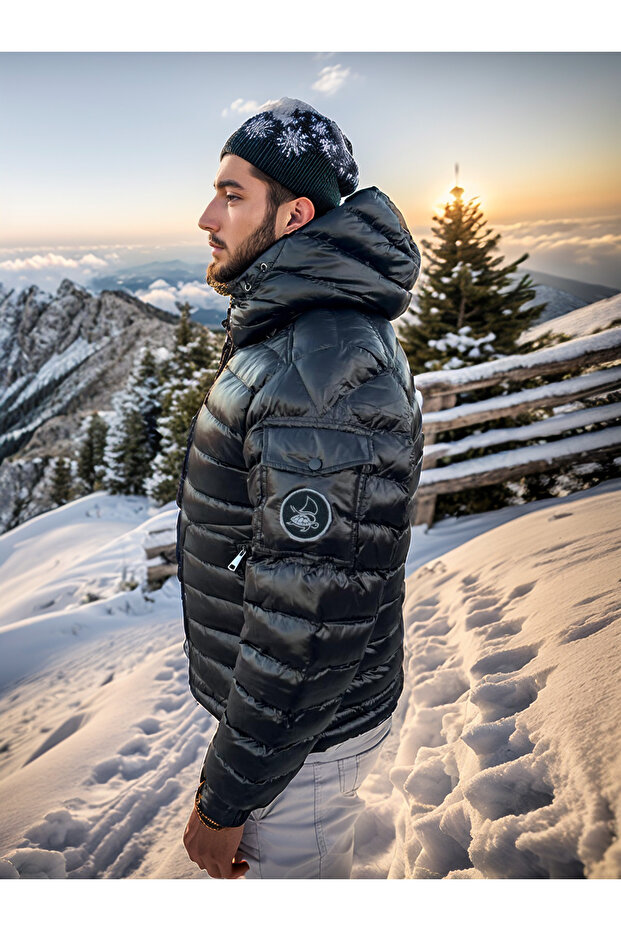 Black Mont Siyah Kapüşonlu - 5