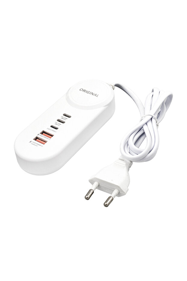 PM-20659 25W PD LIGHTNING+ 2 TYPE-C + 2 USB ŞARJ ADAPTÖR - 3