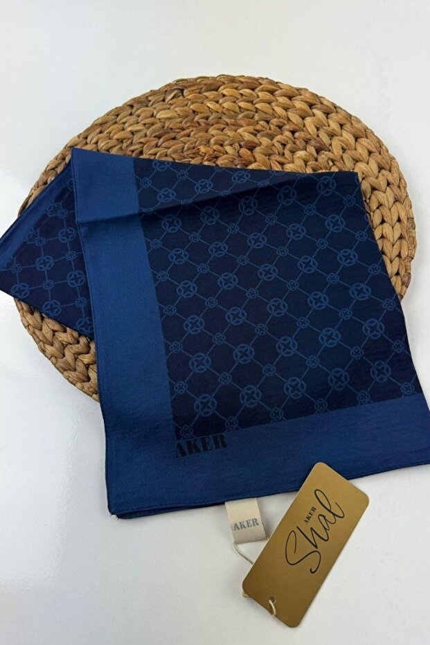 Monogram Soft Scarf 1090500-921 Monogram Dark Blue