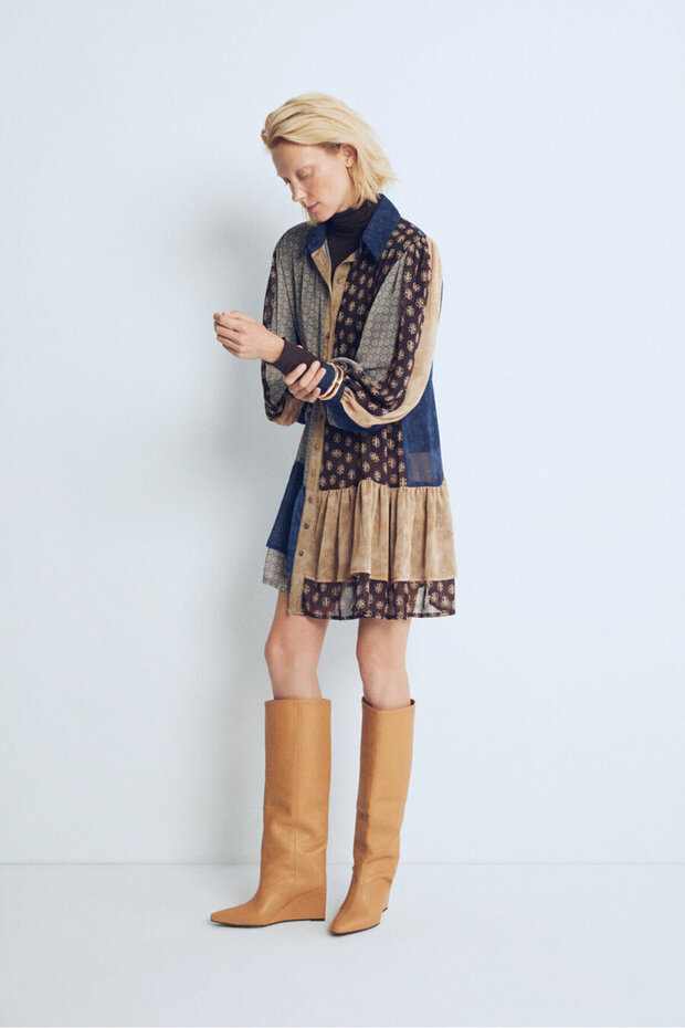 Nova Mini Şifon Elbise - 4