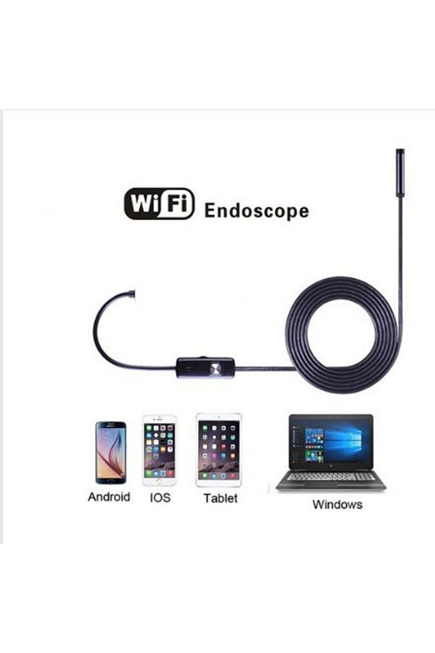 Wifi Endoskop Kablosuz Yılan Kamera 10 Metre Android Ios Windows - 2