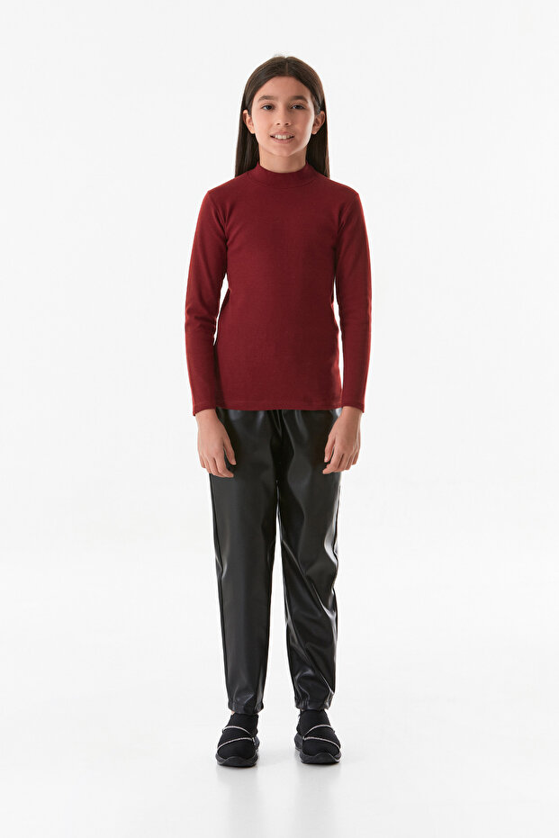 Basic Dik Yaka Kız Çocuk Body - 2