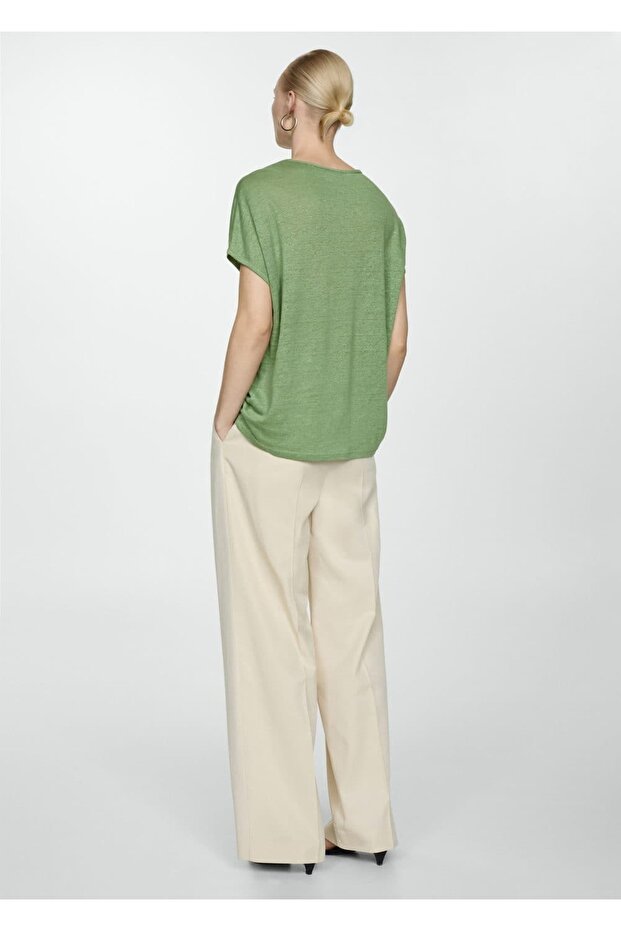 %100 keten tişört - 4