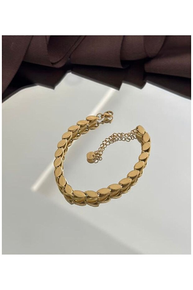 Women's Barley Chain Steel Bracelet