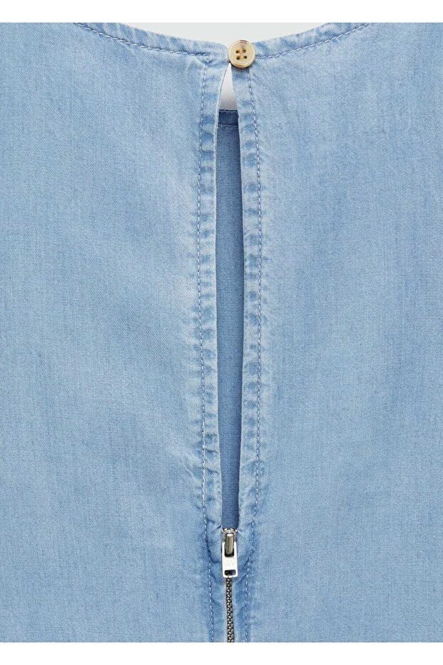 Lyocell bağ detaylı tulum - 6