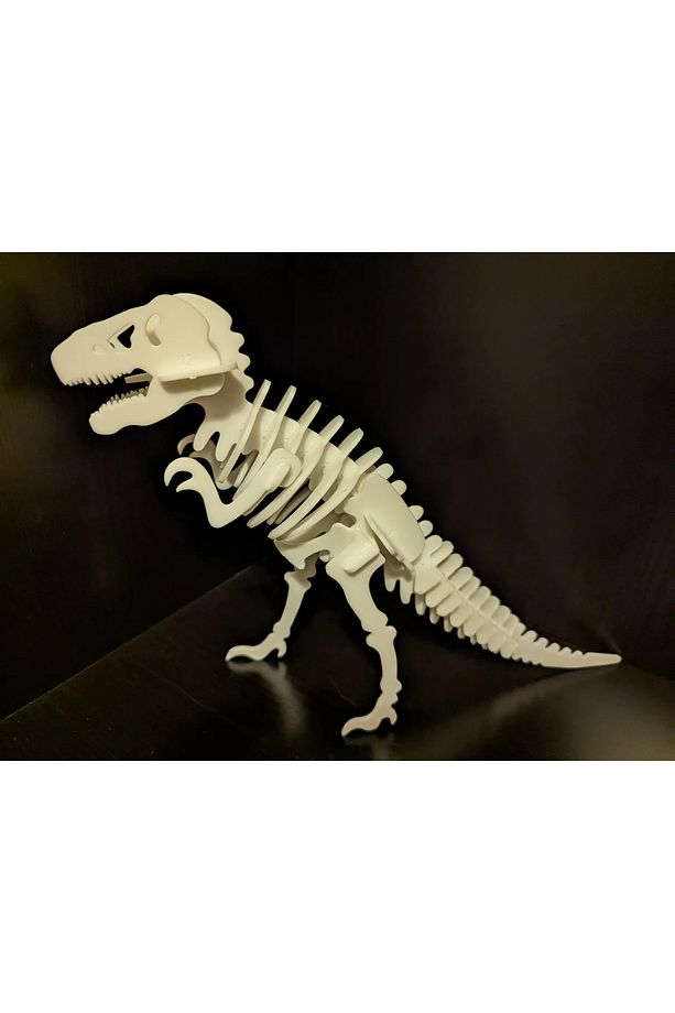 T-REX İSKELET Kit Maket Model & 3D Puzzle - 12cm - 2