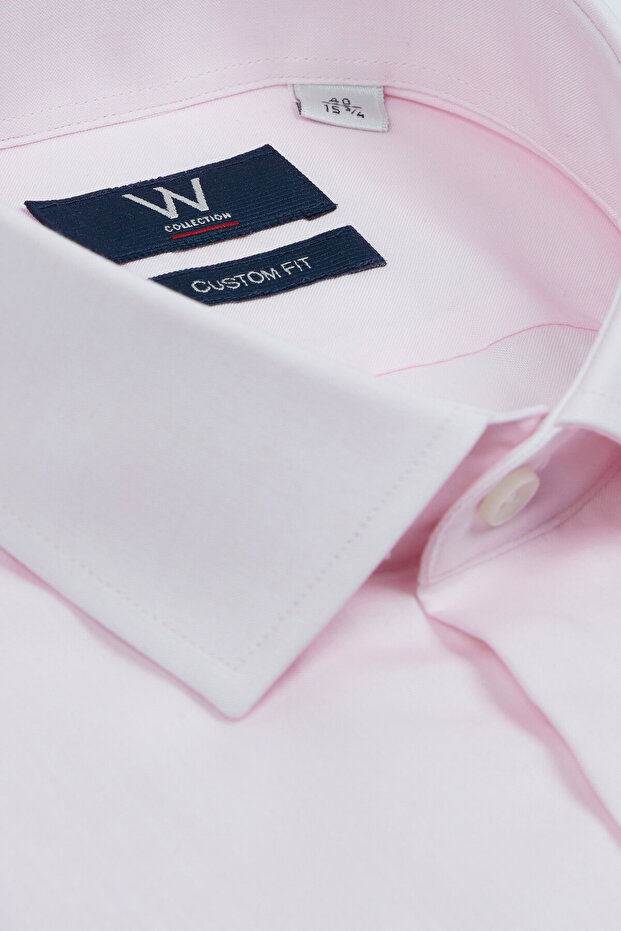 PEMBE KLASİK GÖMLEK - 2