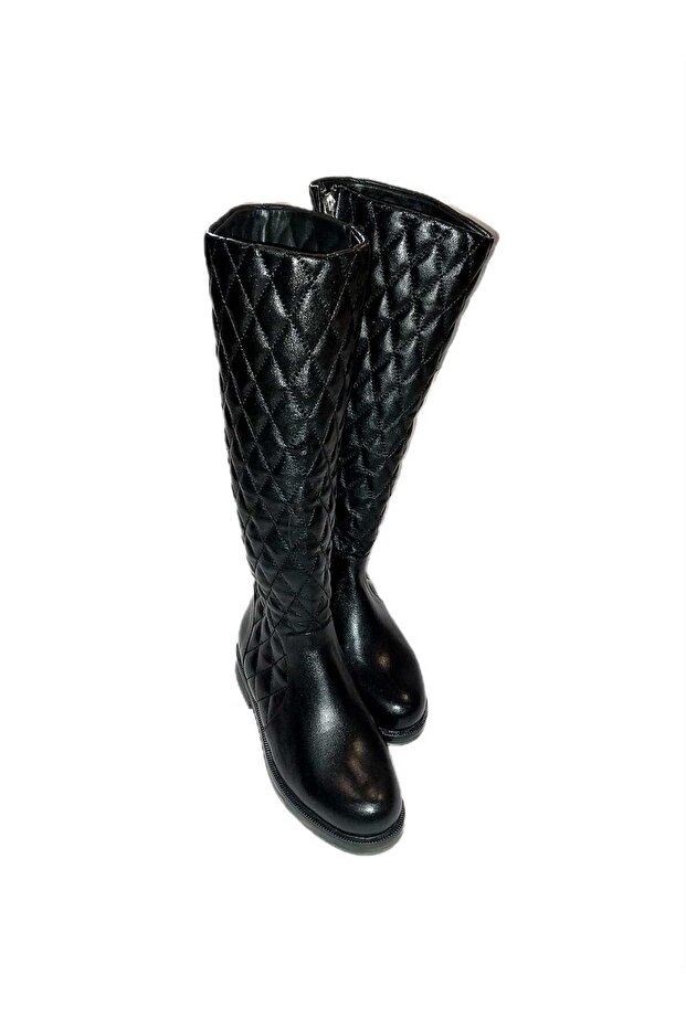 Kapitone Hakiki Deri Çizme - 2