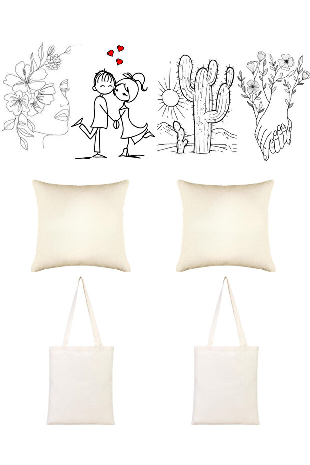 Şablonlu Punch Nakış Seti 8 Parça - 1