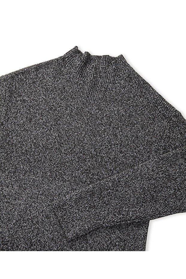 Kemerli triko elbise - 4