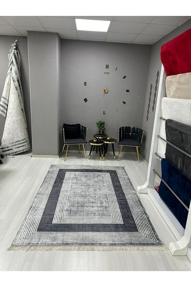 DİJİTAL BASKI YIKANABİLİR KAYMAZ DERİ TABAN SALON HALISI MUTFAK HALISI KORİDOR HALISI - 3