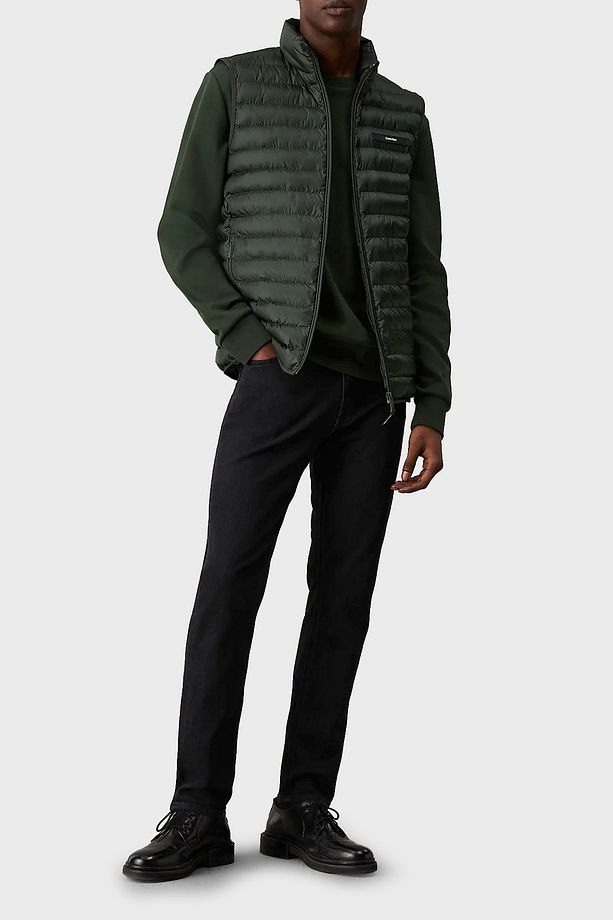 Kapitoneli Regular Fit Su İtici Dik Yaka Şişme Yelek K10K113470M14 Erkek YELEK K10K1134 - 3