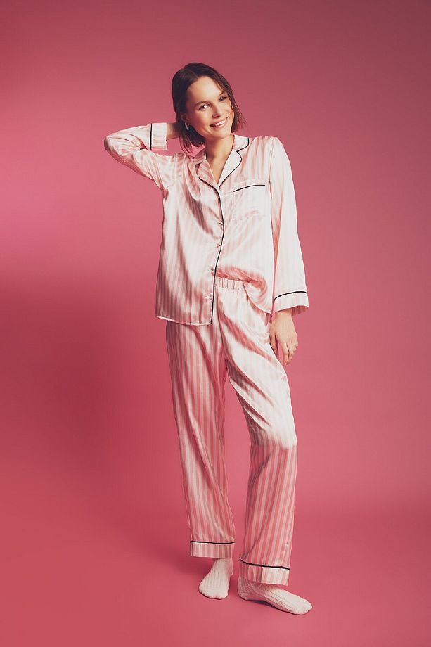 Fall in Love Regular Fit Saten Pijama Altı B8817AX24SP - 3