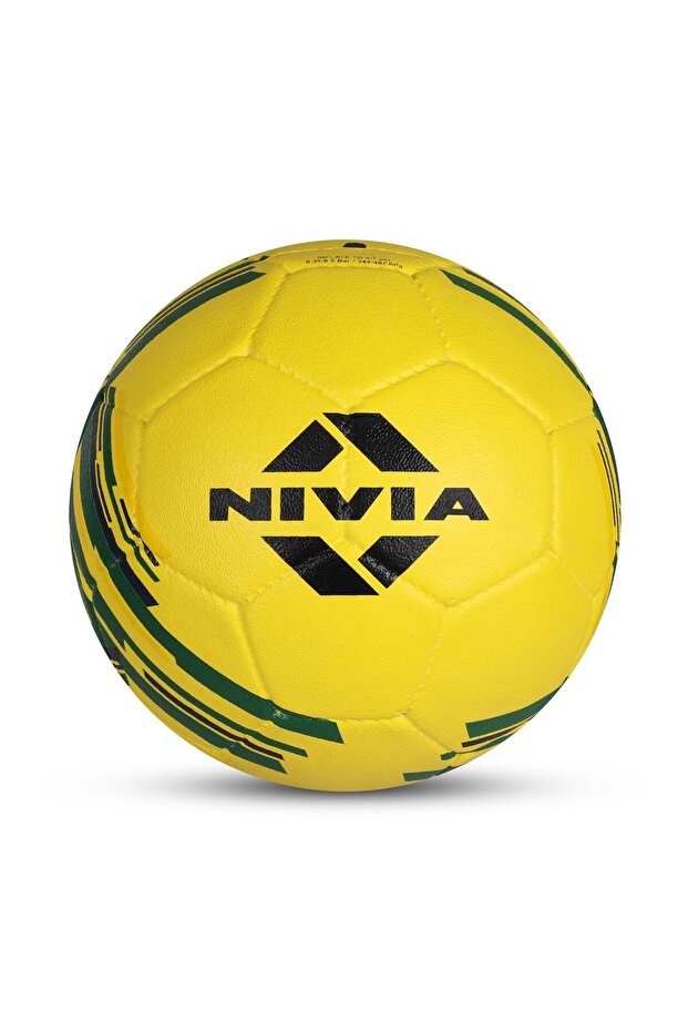 Country Colour Brasil Football | Yellow/green | Size 3 | Machine Stitched | Waterproof