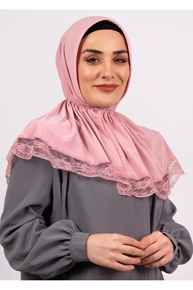 مسحوق عملي جاهز للحجاب المتشابك وشاح قماش فيسكوز مع مشابك دانتيل 2105_06