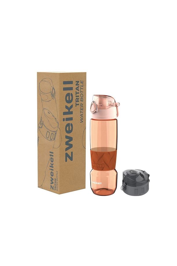 Rosso Switch Rose Bpa Içermez 650 ml Tritan Kırılmaz Suluk - Su Matarası - Yedek Kapak Hediyeli - 3
