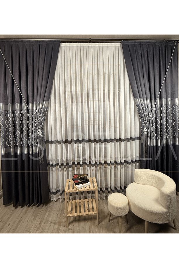 Luxe Harmony Pano Fon Perde– 1/2,5 Yoğun Pile (Tek Kanat) - 5