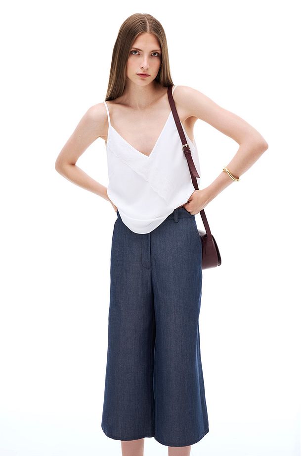 Latibule Regular Fit Diz Altı Indıgo Sort - 2
