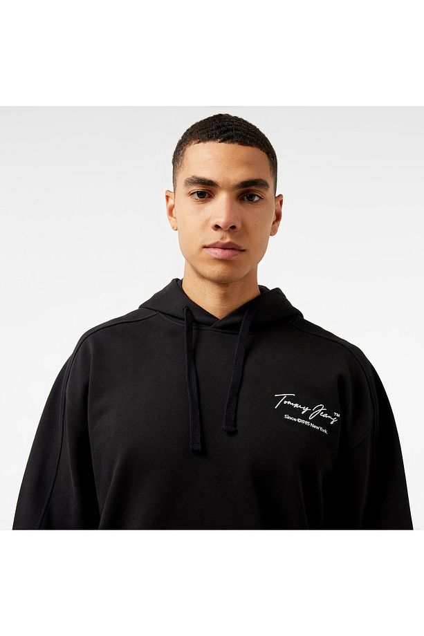 Tommy Jeans Rlx Washed Dna Erkek Siyah Sweatshirt - 4