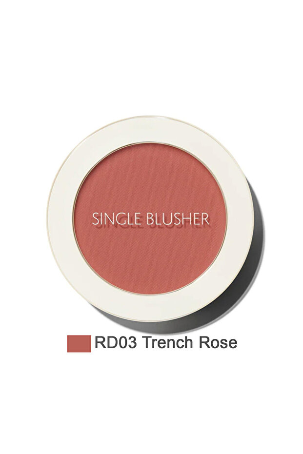 Sebum Kontrolü Sağlayan Tekli Toz Allık - Saemmul Single Blusher-trench Rose (VİONİNE) - 1