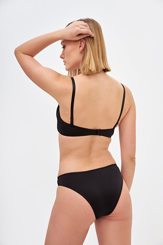 Μαύρο Σετ Στράπλες Σουτιέν - 2