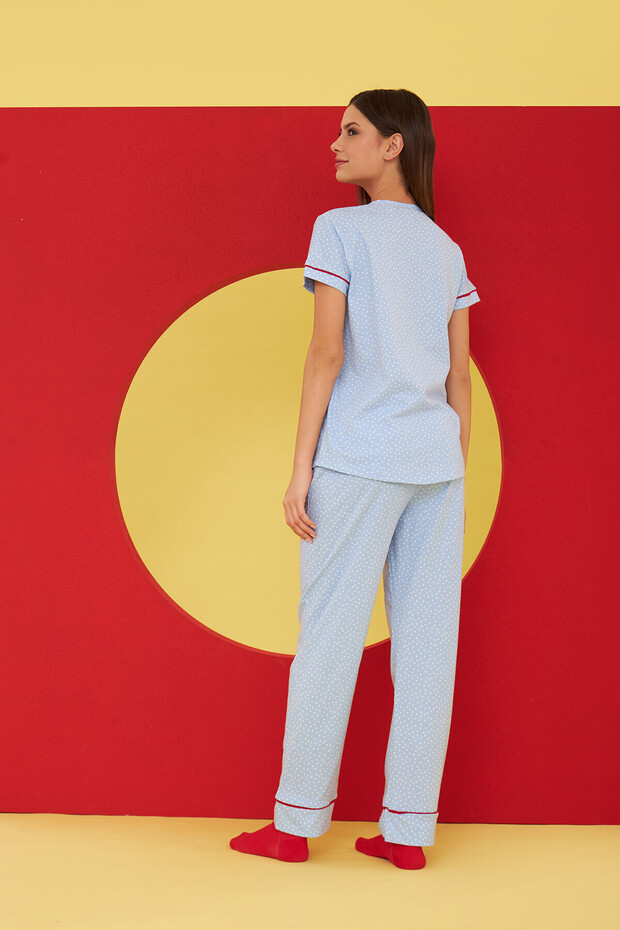 Σετ πιτζάμες Blue Straw Bearry - 3