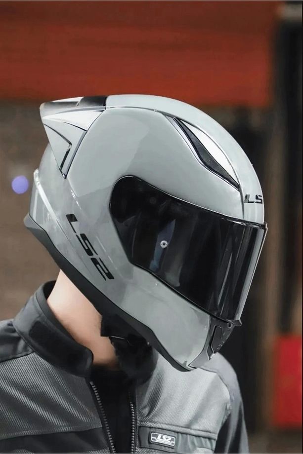 Rapıd 2 Race Nardo Gri Kask (SİYAH CAM SPOILER) - 1