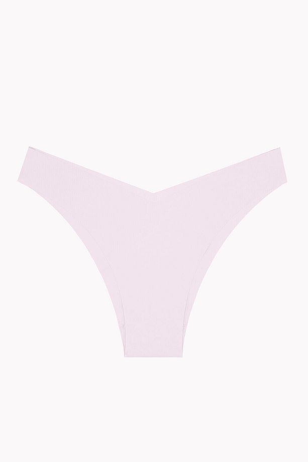 Açık Pembe Gül Kurusu Açık Kahve 3lü Lazer Iz Yapmaz V Shape Brazillian Külot - 4