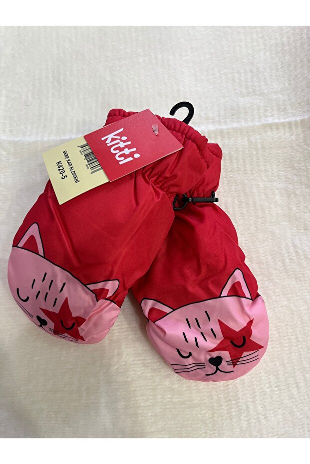 Çocuk tek parmak kar eldiven - 1