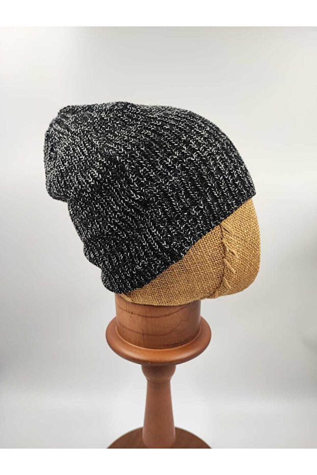 Antrasit Uzun Kırçıllı Bere - 2