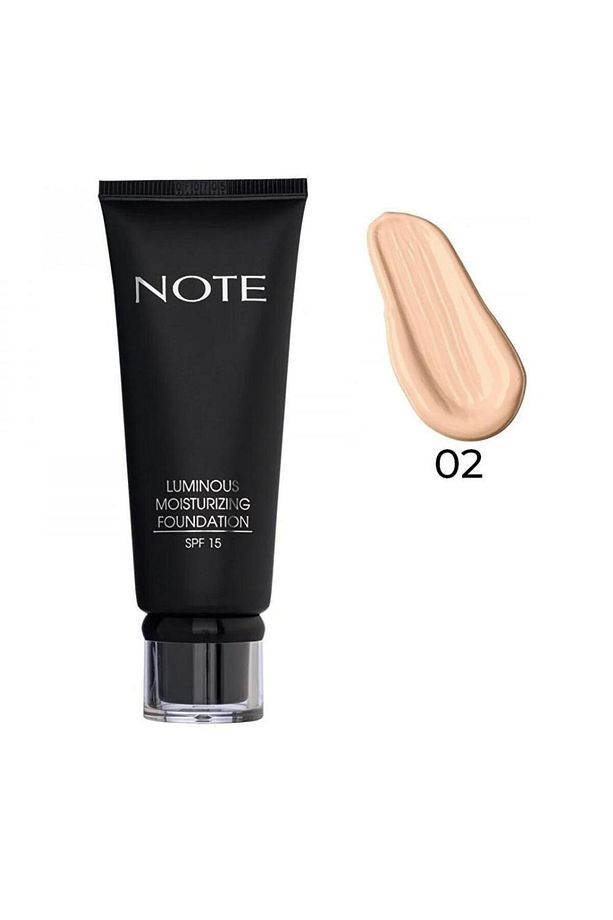 Note Luminous Moisturizing Fondöten 02 Natural Beige 30ml - 1