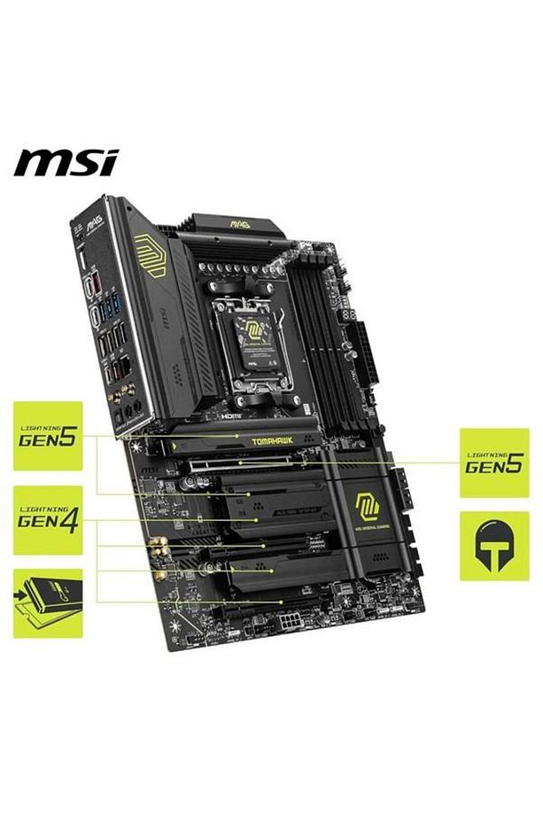 Mag X870 Tomahawk Wıfı-7 Ddr5 Hdmı-dp Pcıe 5.0 Am5 Atx - 4
