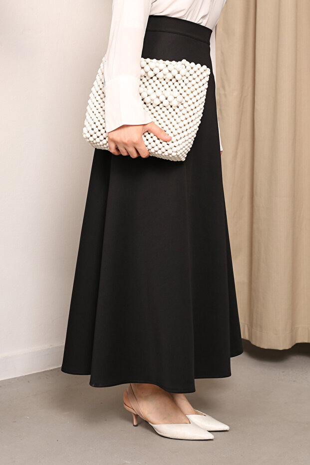 Černá potápěčská sukně - 5