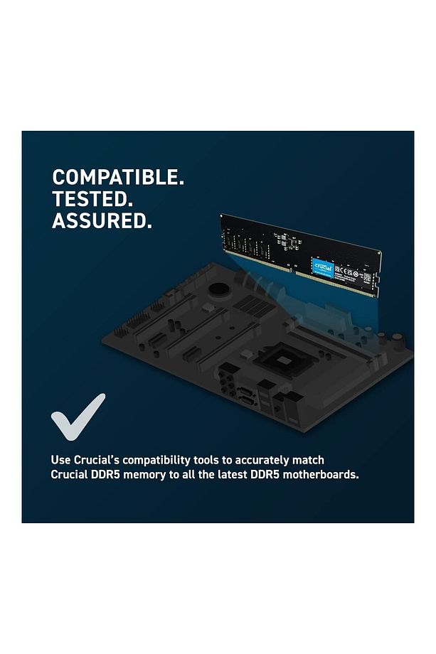 32gb (2X16GB) 5600mhz Ddr5 Cl46 Masaüstü Ram Ct2k16g56c46u5 - 5