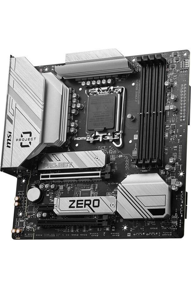 B760m Project Zero Wıfı-6e Ddr5 Hdmı-dp Pcıe 4.0 1700p Matx - 3