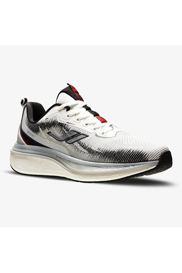 Fiji White Comfort Casual Anatomical Running & Walking Shoes
