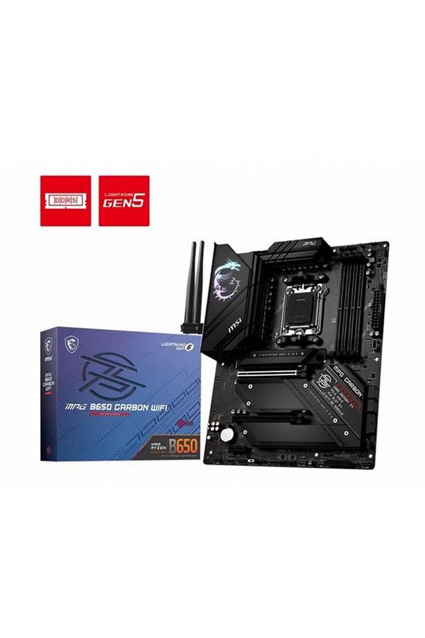 Mpg B650 Carbon Wıfı-6e Ddr5 Hdmı-dp Pcıe 4.0 Am5 Atx - 1